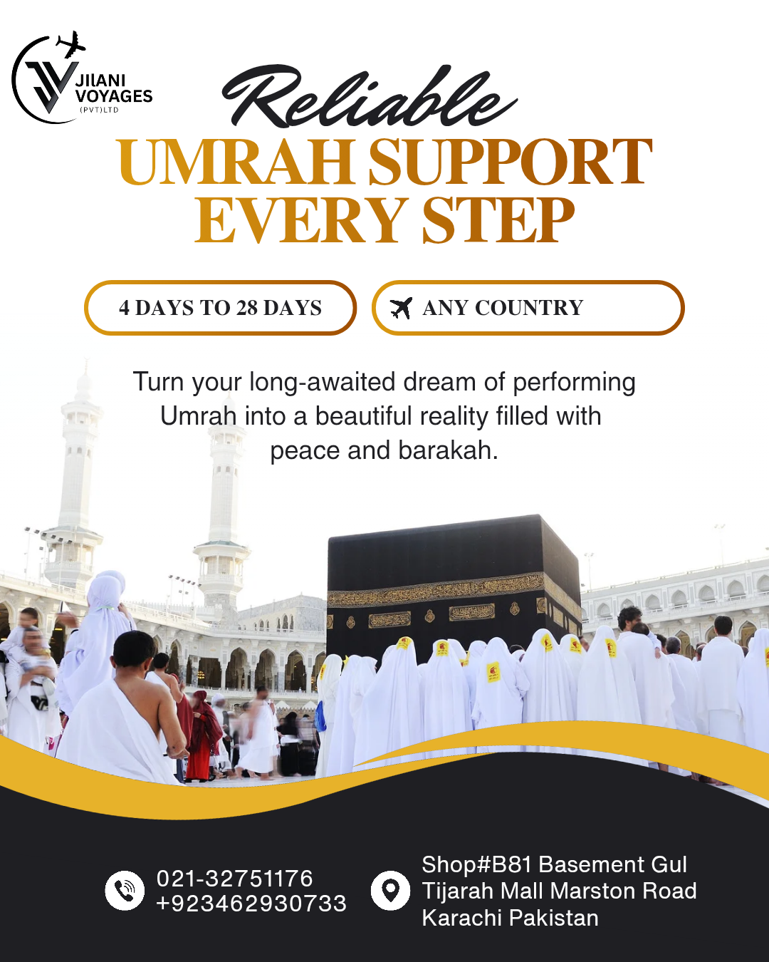 Umrah Journey With Jilani Voyages
